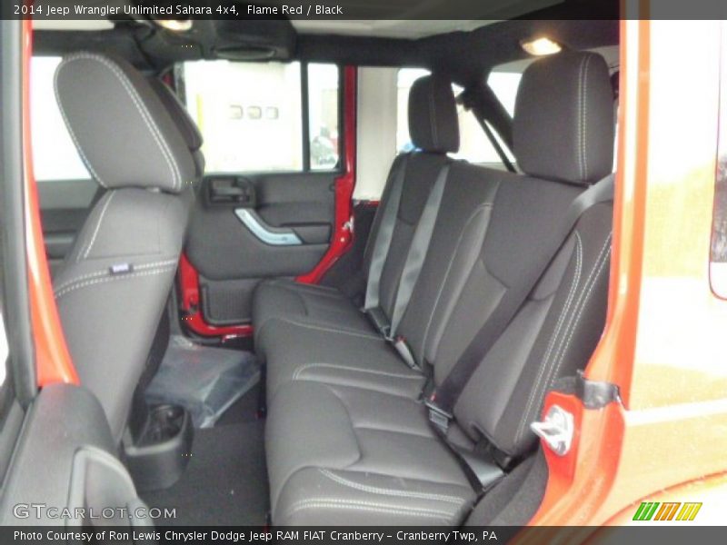 Flame Red / Black 2014 Jeep Wrangler Unlimited Sahara 4x4