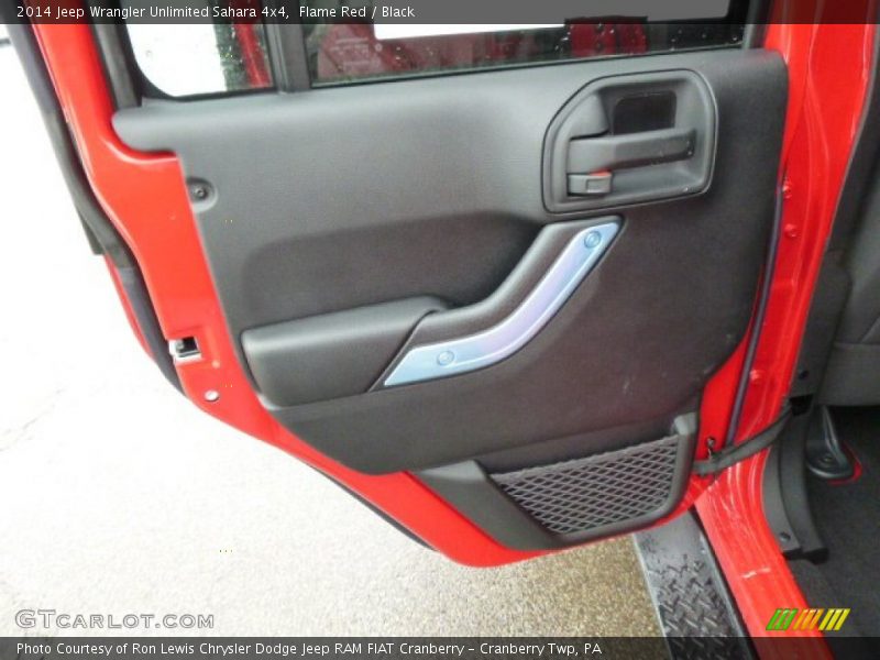 Flame Red / Black 2014 Jeep Wrangler Unlimited Sahara 4x4