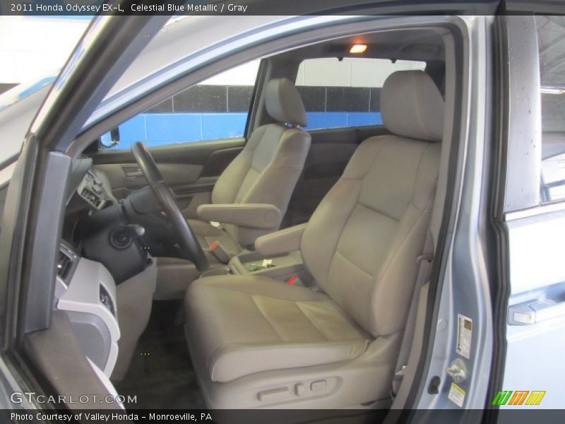 Celestial Blue Metallic / Gray 2011 Honda Odyssey EX-L