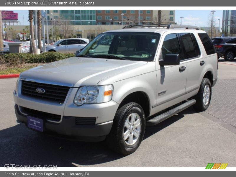 Silver Birch Metallic / Stone 2006 Ford Explorer XLS
