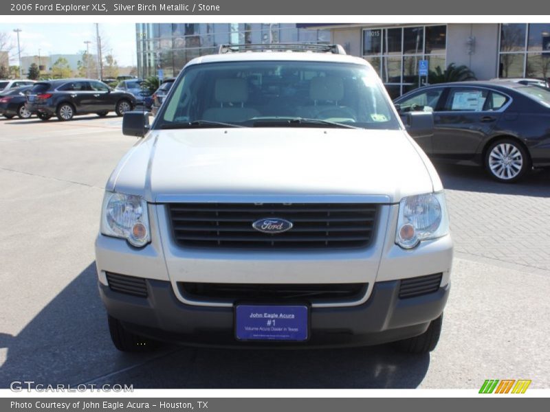 Silver Birch Metallic / Stone 2006 Ford Explorer XLS