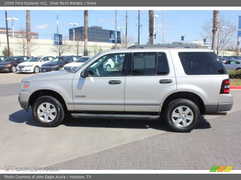 Silver Birch Metallic / Stone 2006 Ford Explorer XLS