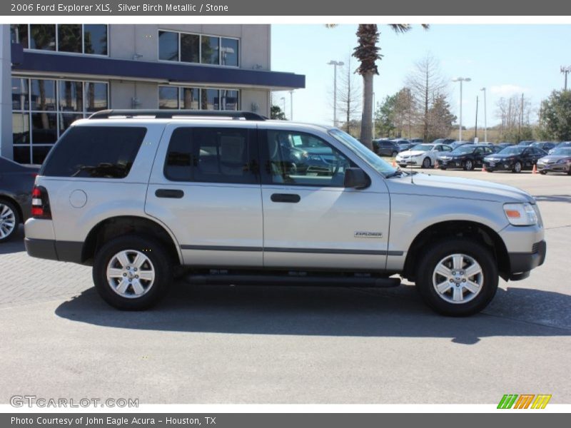 Silver Birch Metallic / Stone 2006 Ford Explorer XLS