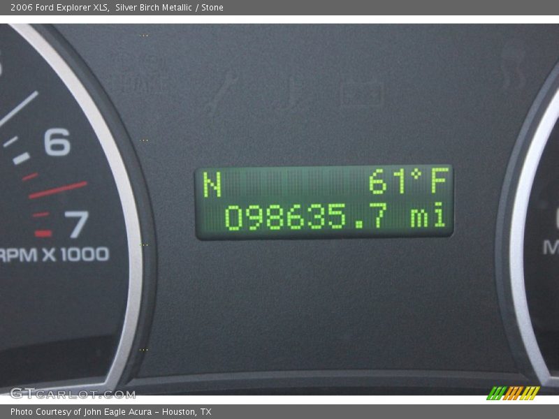 Silver Birch Metallic / Stone 2006 Ford Explorer XLS