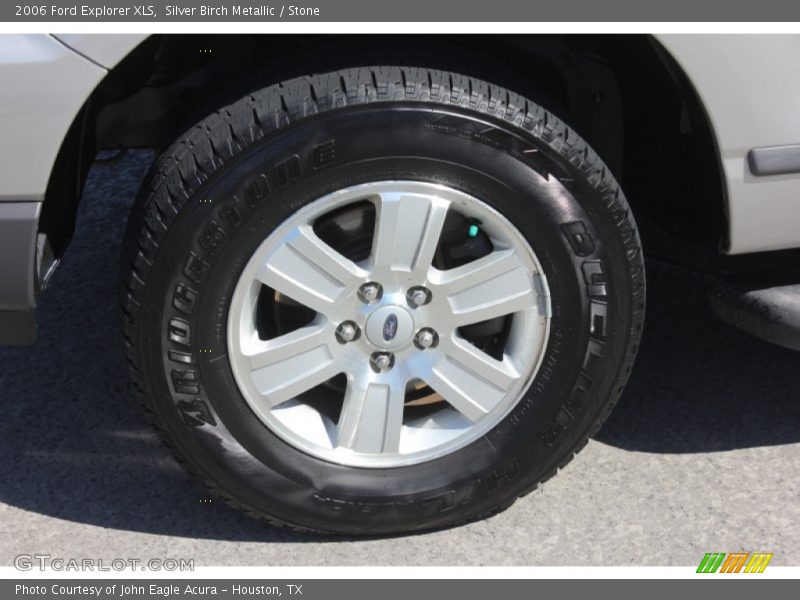Silver Birch Metallic / Stone 2006 Ford Explorer XLS