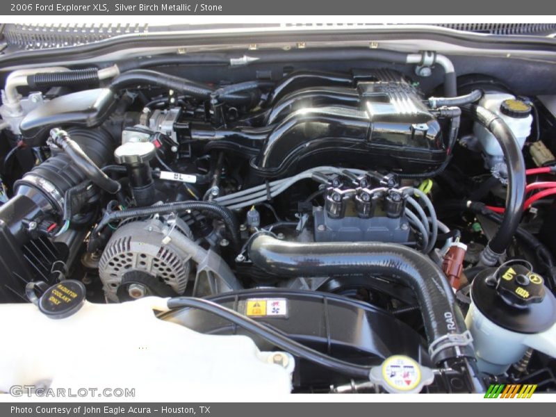 Silver Birch Metallic / Stone 2006 Ford Explorer XLS