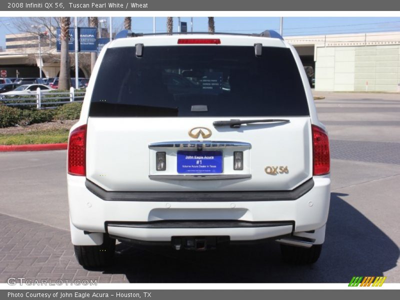 Tuscan Pearl White / Wheat 2008 Infiniti QX 56
