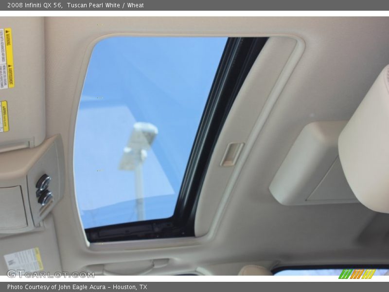 Tuscan Pearl White / Wheat 2008 Infiniti QX 56