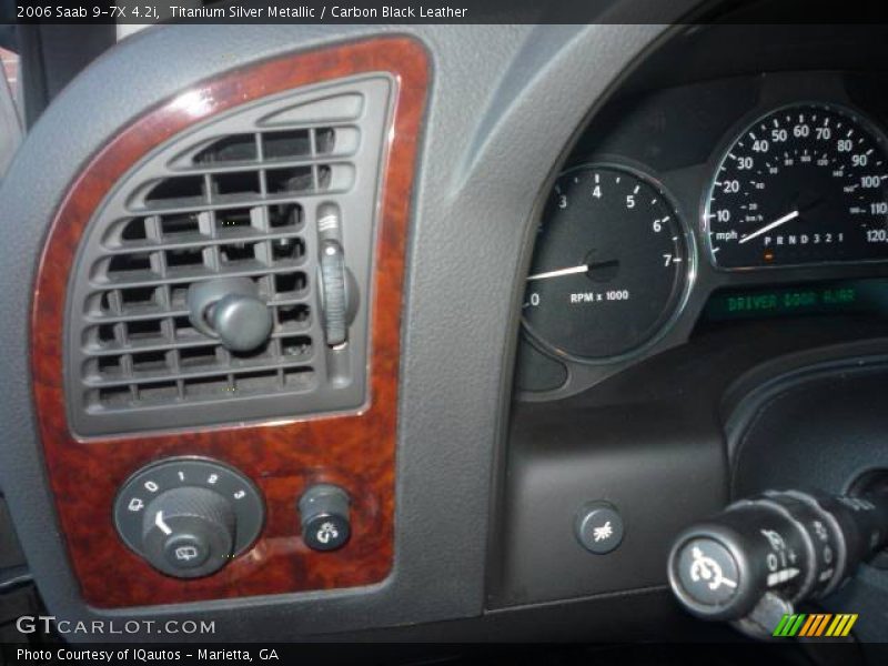 Titanium Silver Metallic / Carbon Black Leather 2006 Saab 9-7X 4.2i