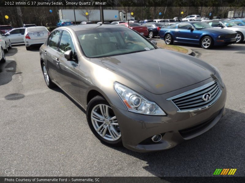 Smoky Quartz / Wheat 2012 Infiniti G 37 Journey Sedan