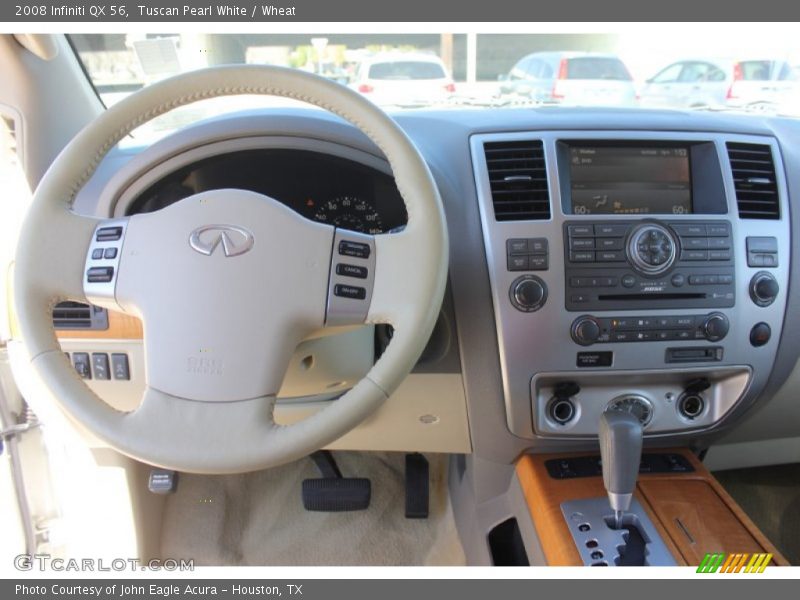 Tuscan Pearl White / Wheat 2008 Infiniti QX 56