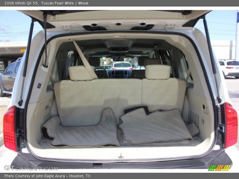 Tuscan Pearl White / Wheat 2008 Infiniti QX 56
