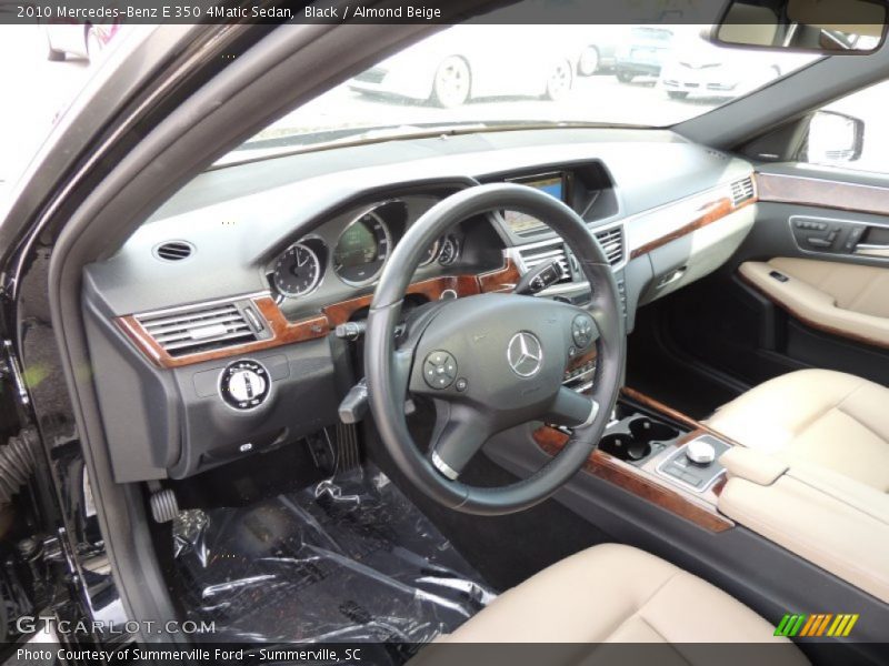Black / Almond Beige 2010 Mercedes-Benz E 350 4Matic Sedan