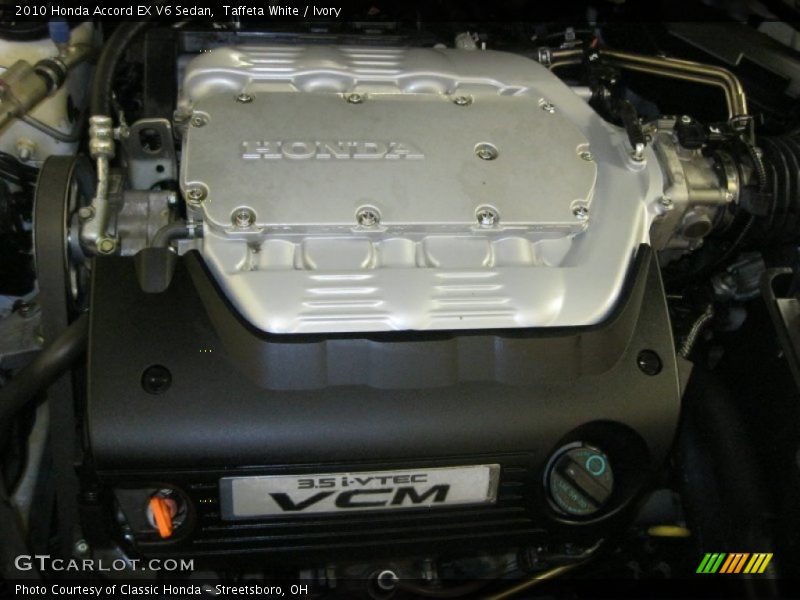Taffeta White / Ivory 2010 Honda Accord EX V6 Sedan