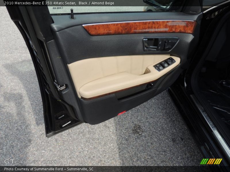 Black / Almond Beige 2010 Mercedes-Benz E 350 4Matic Sedan