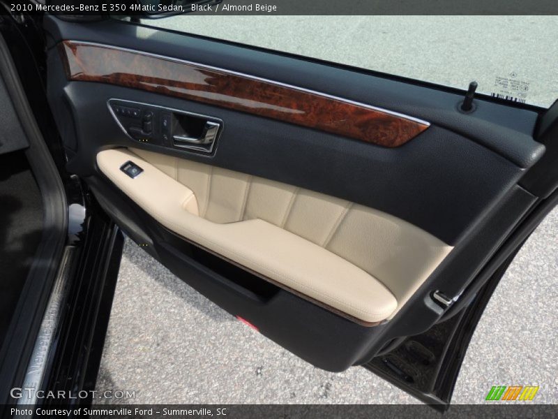 Black / Almond Beige 2010 Mercedes-Benz E 350 4Matic Sedan