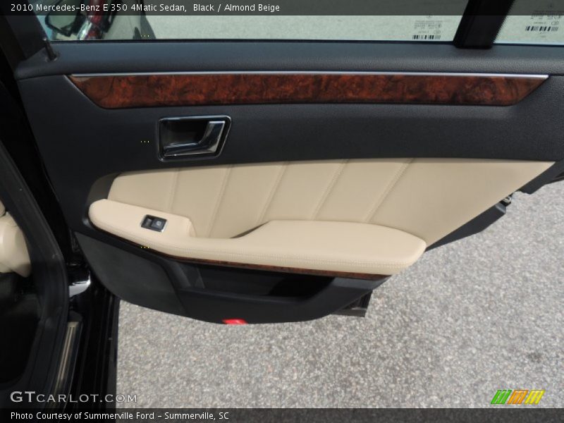Black / Almond Beige 2010 Mercedes-Benz E 350 4Matic Sedan