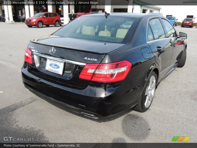 Black / Almond Beige 2010 Mercedes-Benz E 350 4Matic Sedan