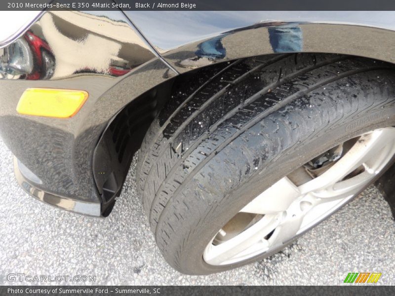 Black / Almond Beige 2010 Mercedes-Benz E 350 4Matic Sedan