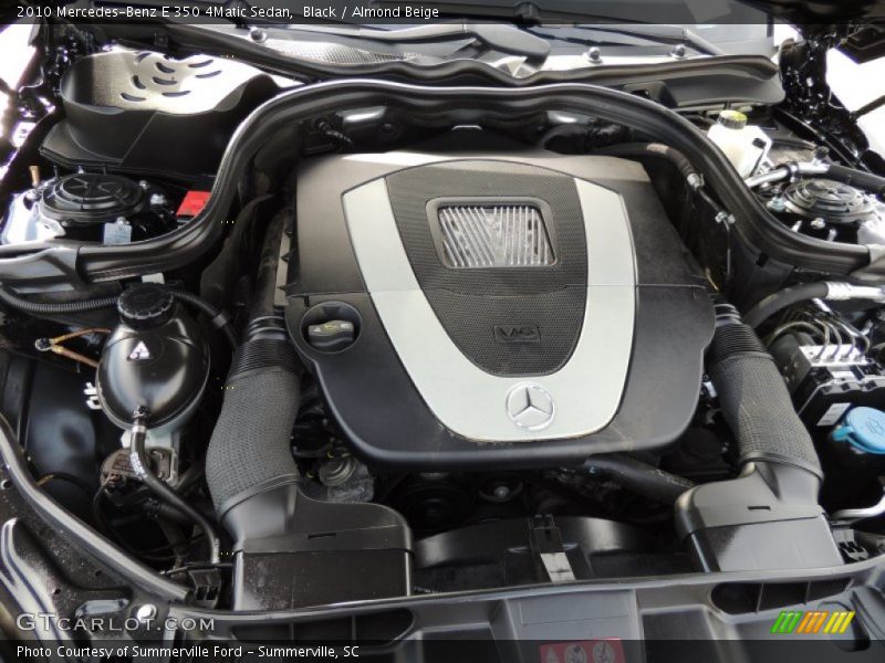 Black / Almond Beige 2010 Mercedes-Benz E 350 4Matic Sedan