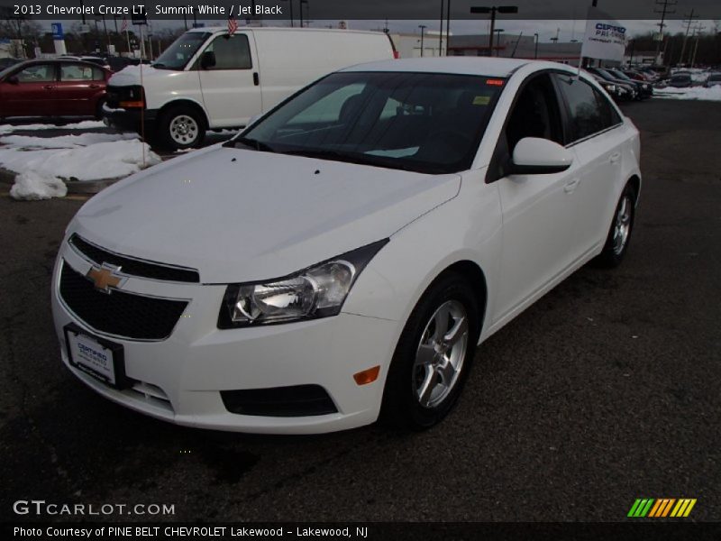 Summit White / Jet Black 2013 Chevrolet Cruze LT