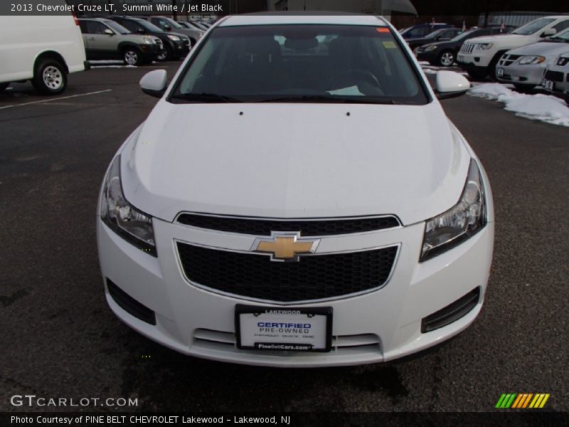 Summit White / Jet Black 2013 Chevrolet Cruze LT