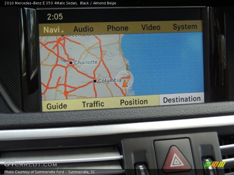 Black / Almond Beige 2010 Mercedes-Benz E 350 4Matic Sedan
