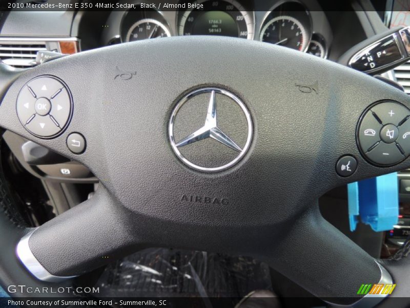 Black / Almond Beige 2010 Mercedes-Benz E 350 4Matic Sedan