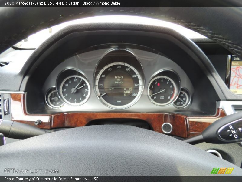 Black / Almond Beige 2010 Mercedes-Benz E 350 4Matic Sedan