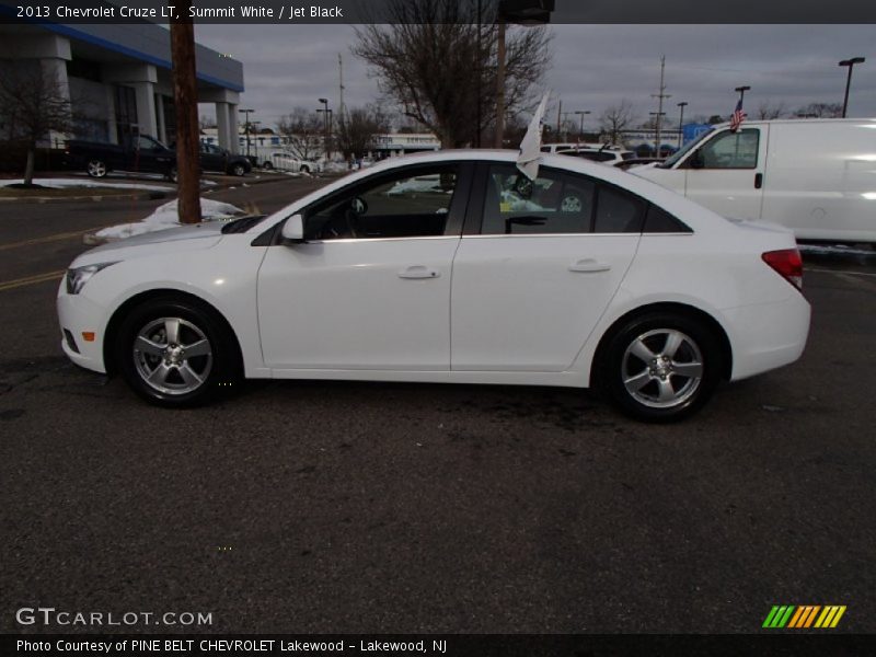 Summit White / Jet Black 2013 Chevrolet Cruze LT