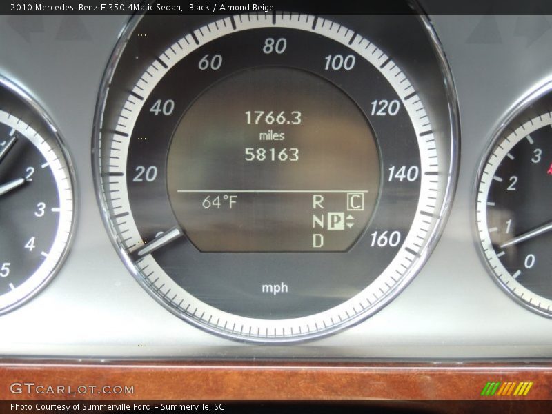 Black / Almond Beige 2010 Mercedes-Benz E 350 4Matic Sedan