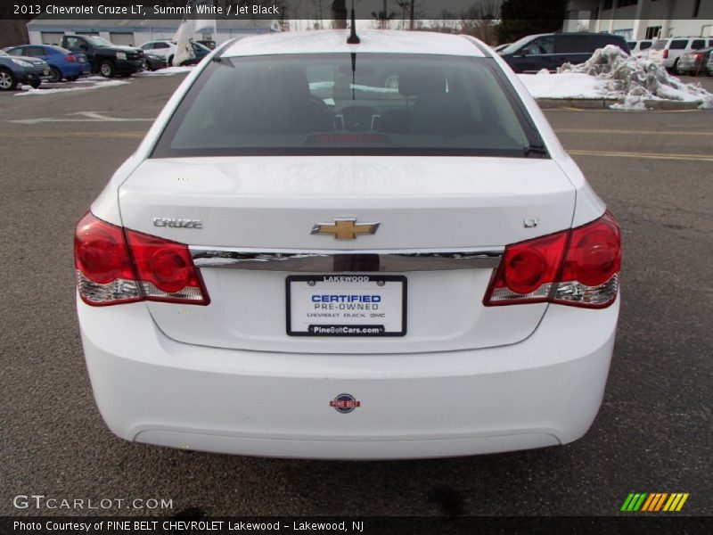 Summit White / Jet Black 2013 Chevrolet Cruze LT