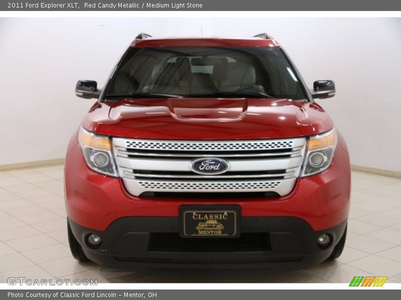 Red Candy Metallic / Medium Light Stone 2011 Ford Explorer XLT