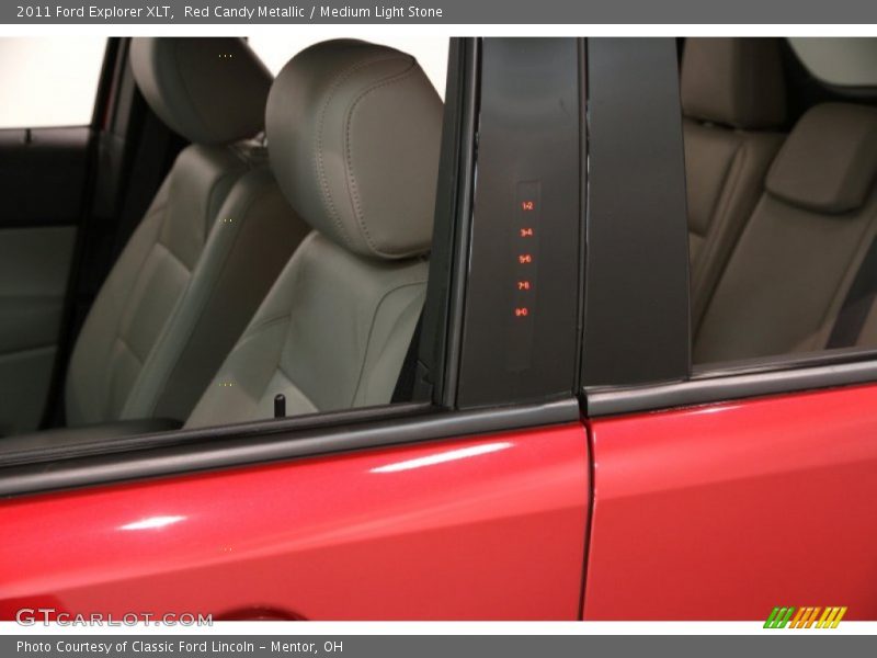 Red Candy Metallic / Medium Light Stone 2011 Ford Explorer XLT