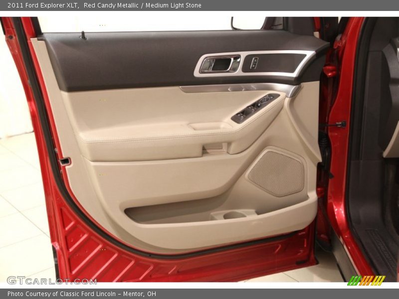 Red Candy Metallic / Medium Light Stone 2011 Ford Explorer XLT