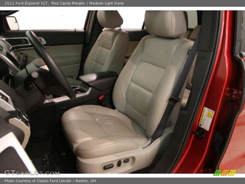 Red Candy Metallic / Medium Light Stone 2011 Ford Explorer XLT