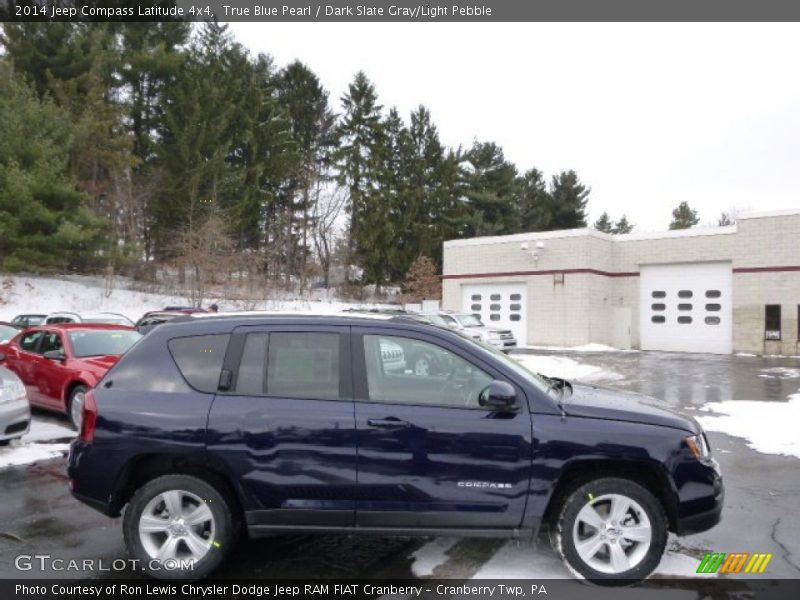 True Blue Pearl / Dark Slate Gray/Light Pebble 2014 Jeep Compass Latitude 4x4