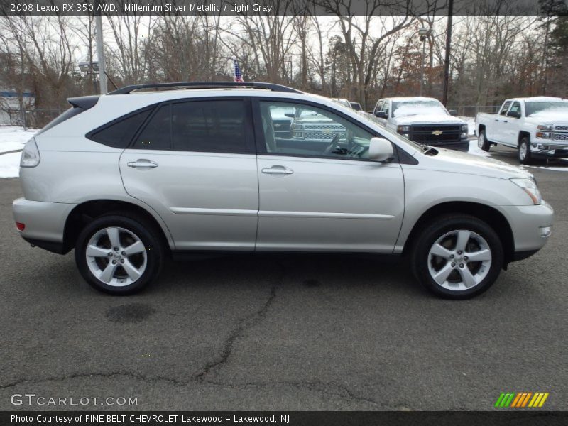 Millenium Silver Metallic / Light Gray 2008 Lexus RX 350 AWD