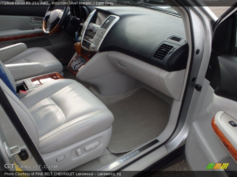 Millenium Silver Metallic / Light Gray 2008 Lexus RX 350 AWD