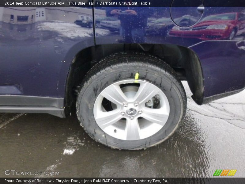 True Blue Pearl / Dark Slate Gray/Light Pebble 2014 Jeep Compass Latitude 4x4