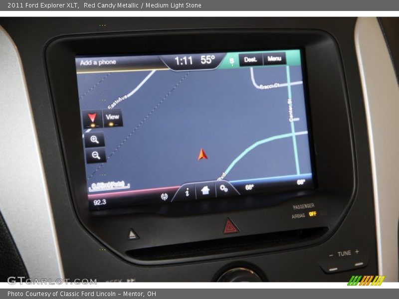 Red Candy Metallic / Medium Light Stone 2011 Ford Explorer XLT