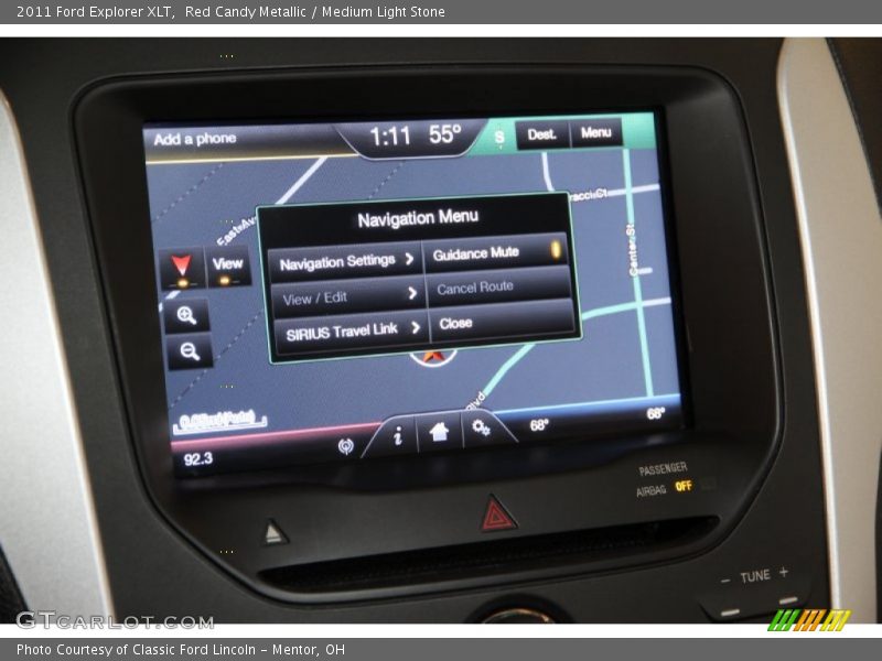 Red Candy Metallic / Medium Light Stone 2011 Ford Explorer XLT