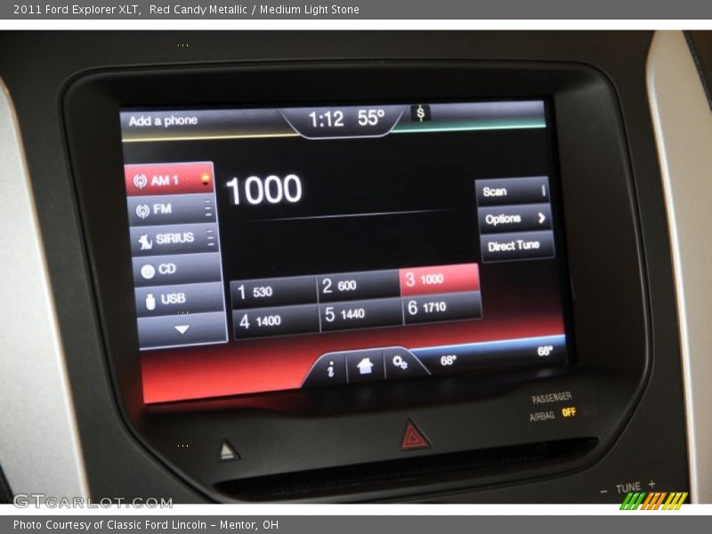 Red Candy Metallic / Medium Light Stone 2011 Ford Explorer XLT