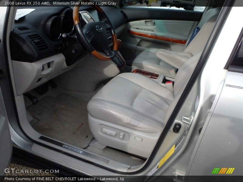 Millenium Silver Metallic / Light Gray 2008 Lexus RX 350 AWD