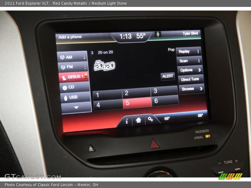 Red Candy Metallic / Medium Light Stone 2011 Ford Explorer XLT