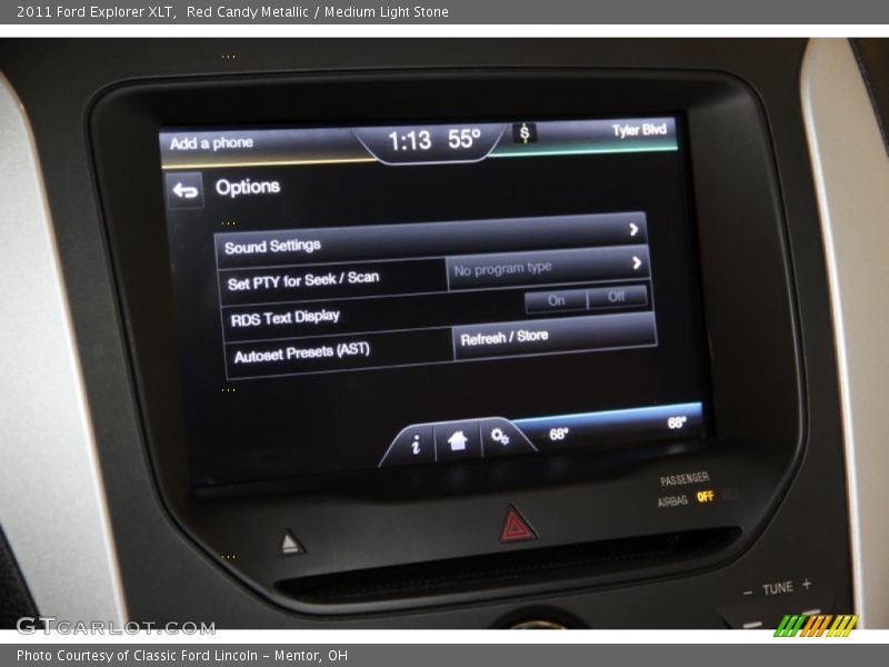 Red Candy Metallic / Medium Light Stone 2011 Ford Explorer XLT