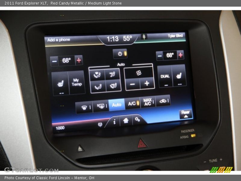 Red Candy Metallic / Medium Light Stone 2011 Ford Explorer XLT