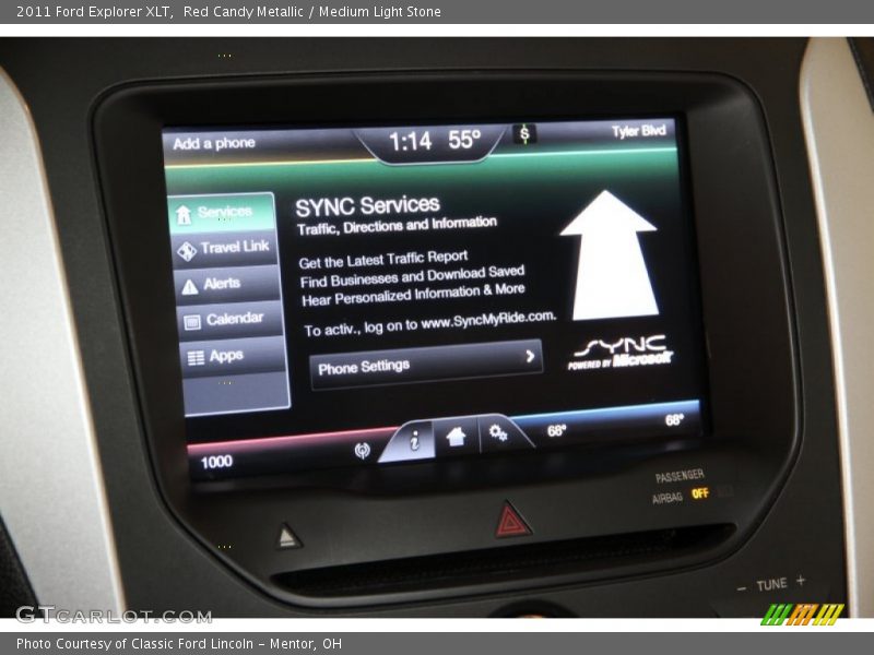 Red Candy Metallic / Medium Light Stone 2011 Ford Explorer XLT