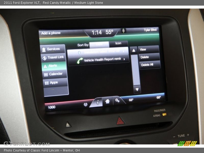 Red Candy Metallic / Medium Light Stone 2011 Ford Explorer XLT