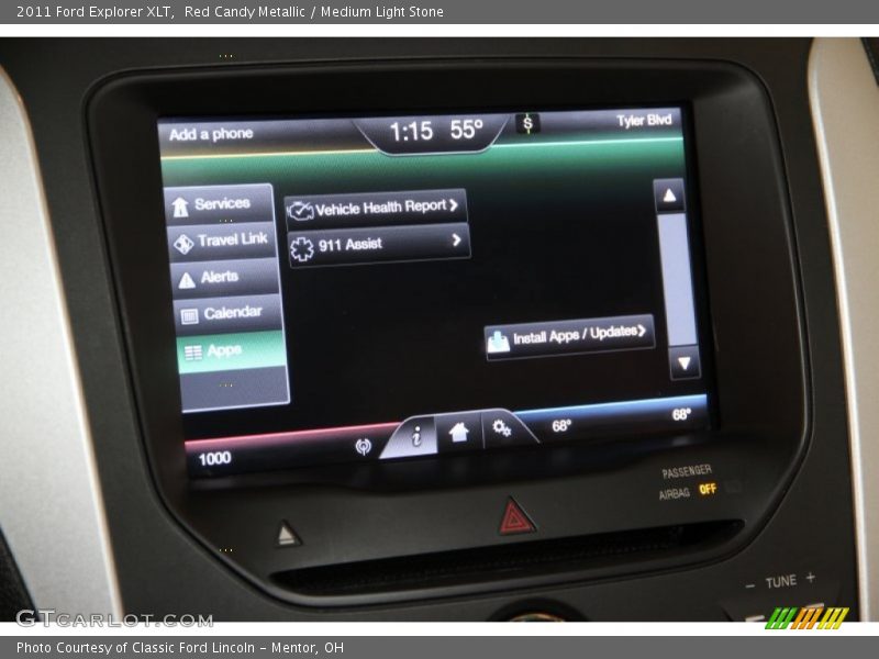 Red Candy Metallic / Medium Light Stone 2011 Ford Explorer XLT